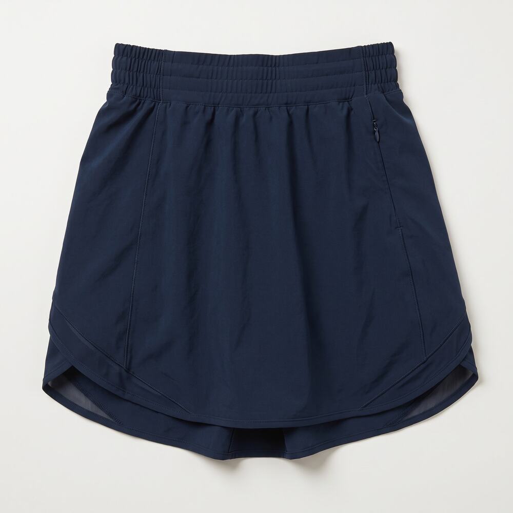 Lululemon Womens 2 Athleisure Minimalist Preppy High-Rise Hotty Hot Run Skirt